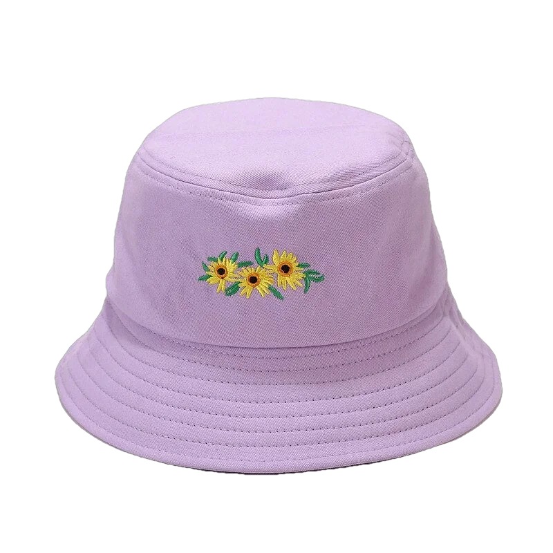 Bob fleuri femme violet