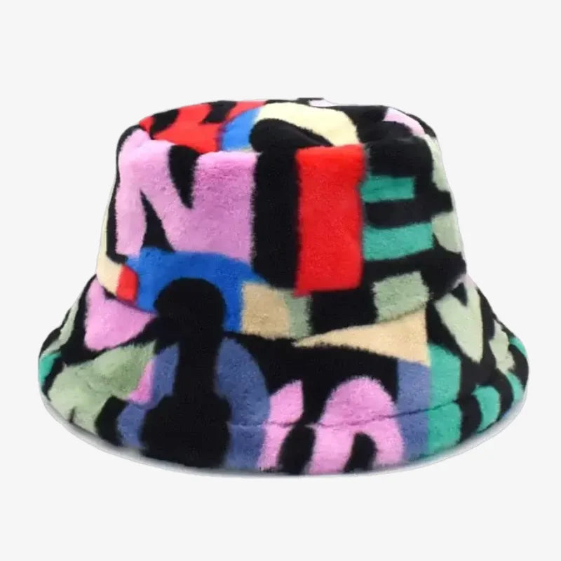 Bob fourrure coloré rose