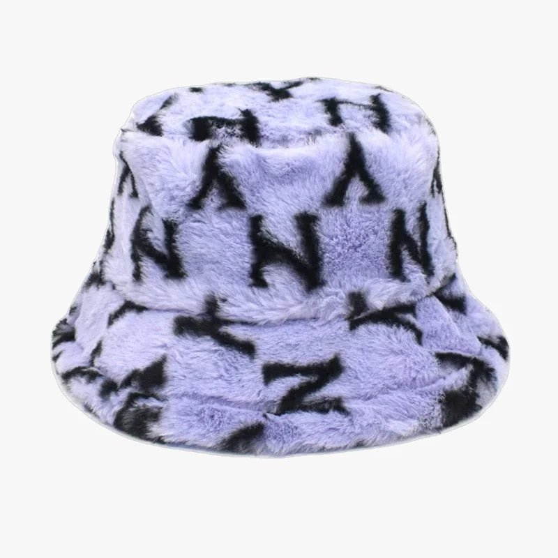 Bob fourrure ny violet