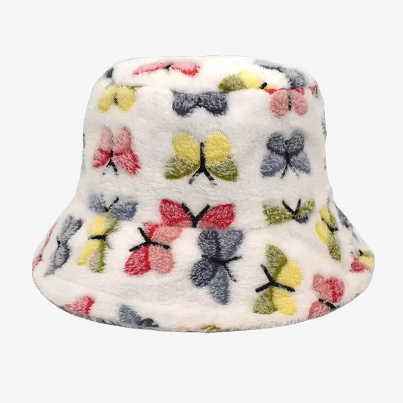 Bob fourrure papillon blanc