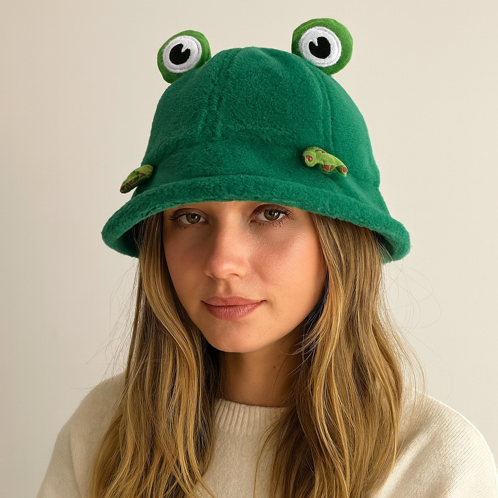 bob grenouille fourrure vert