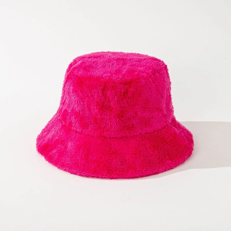 Bob hiver fourrure femme fushia