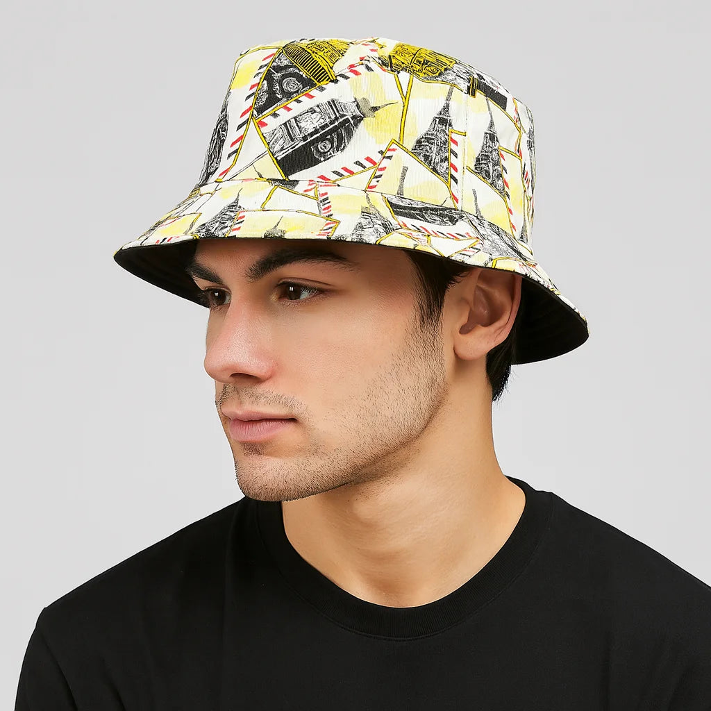 Bob homme réversible à motifs