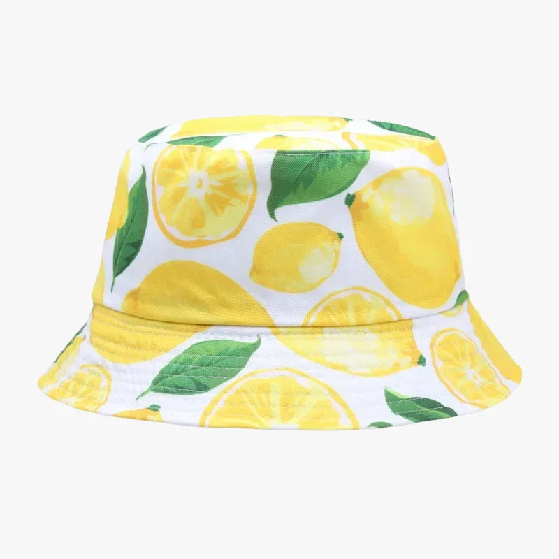 Bob imprimé citron blanc