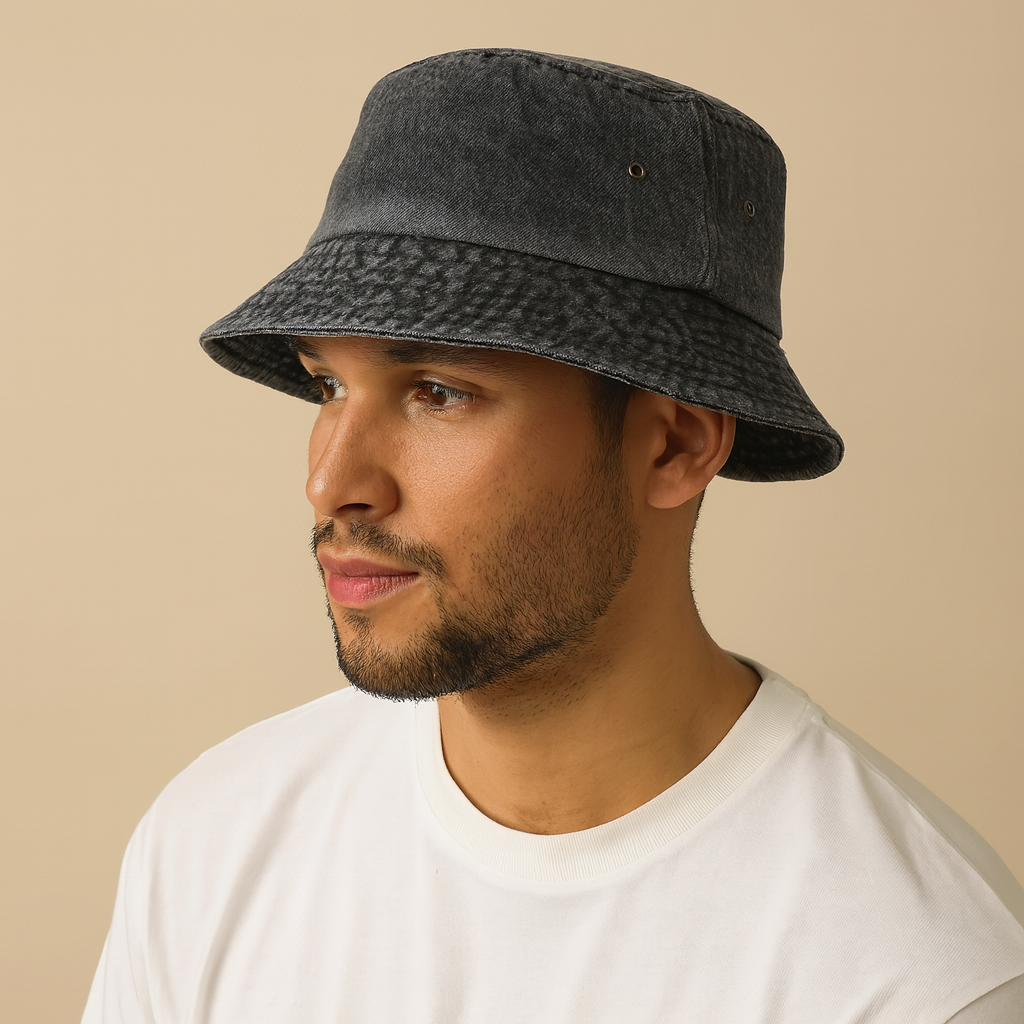 Chapeau bob jean noir