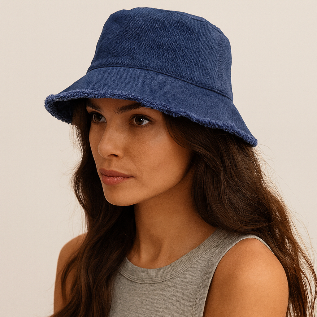 Bob jean vintage bleu foncé / m 56-58cm