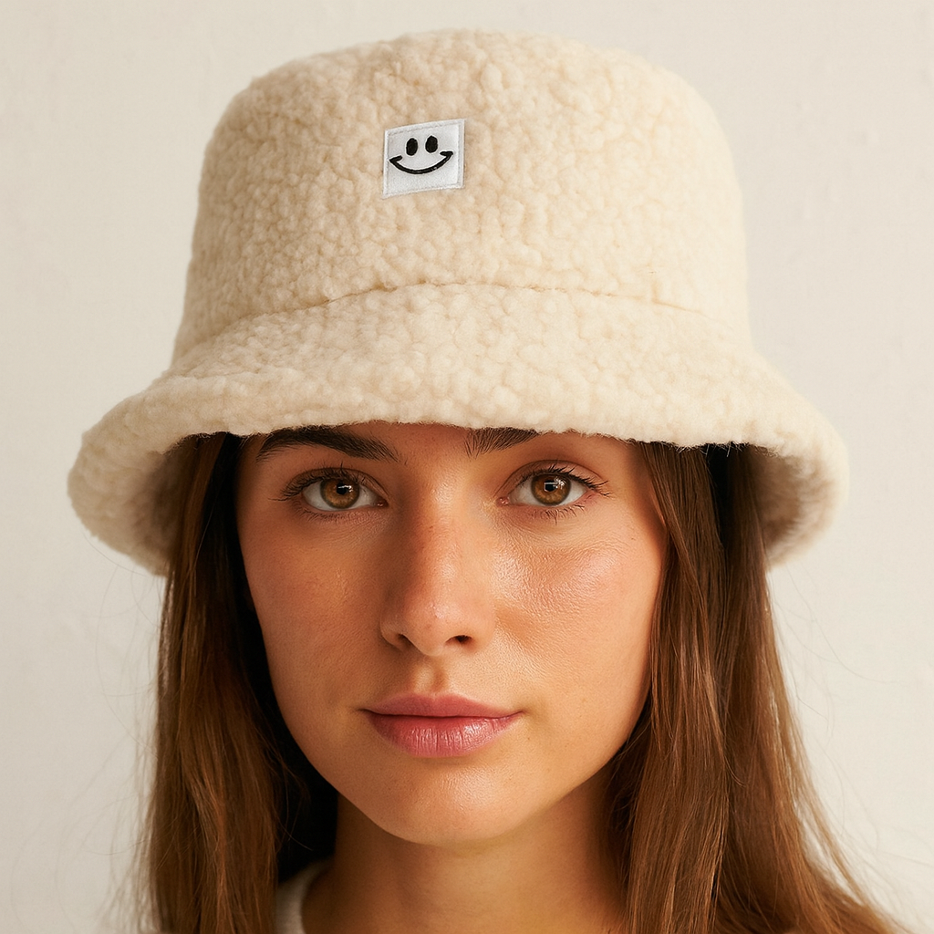 bob mouton smiley beige