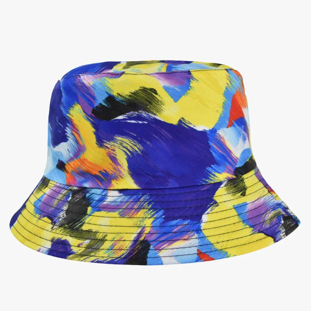 Bob multicolore jaune