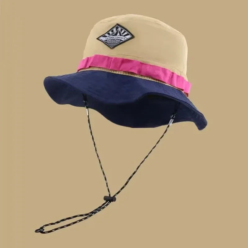 Bob pêcheur coloré beige
