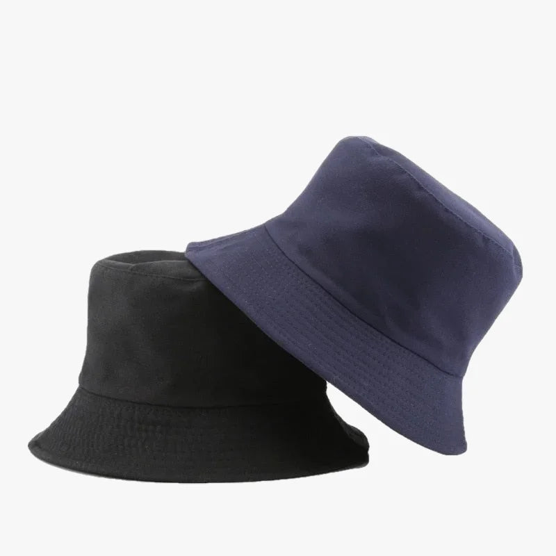 Bob réversible bicolore bleu foncé