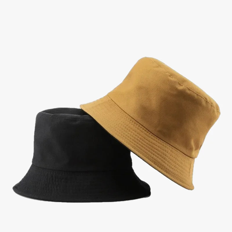 Bob réversible bicolore camel