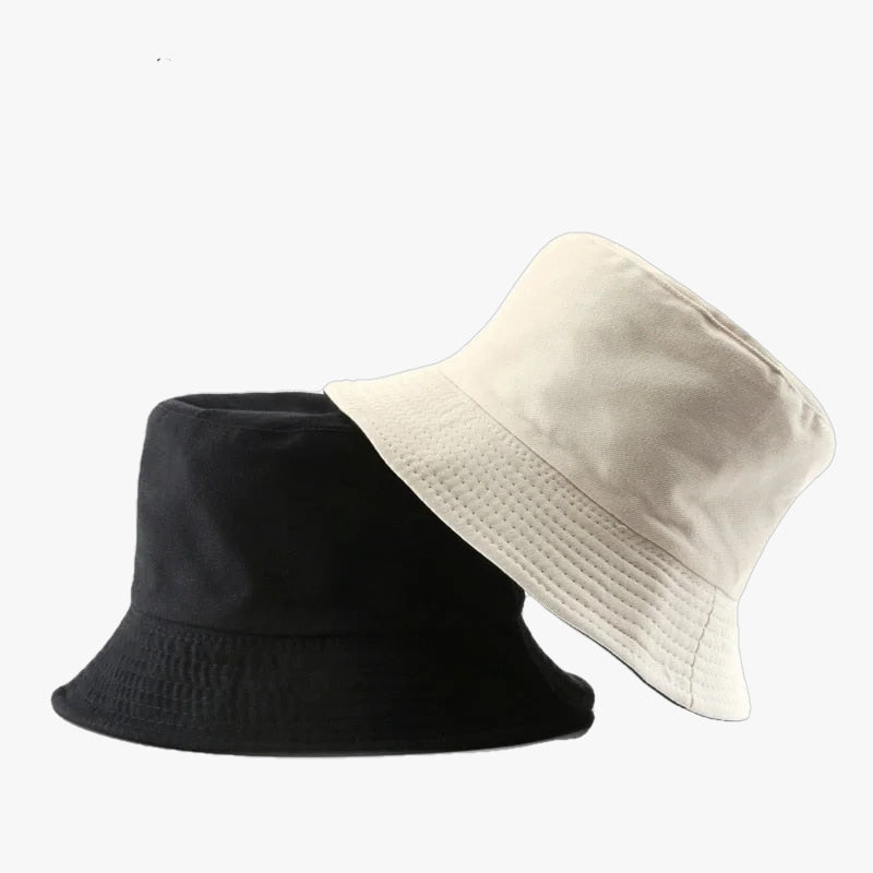 Bob réversible bicolore crème