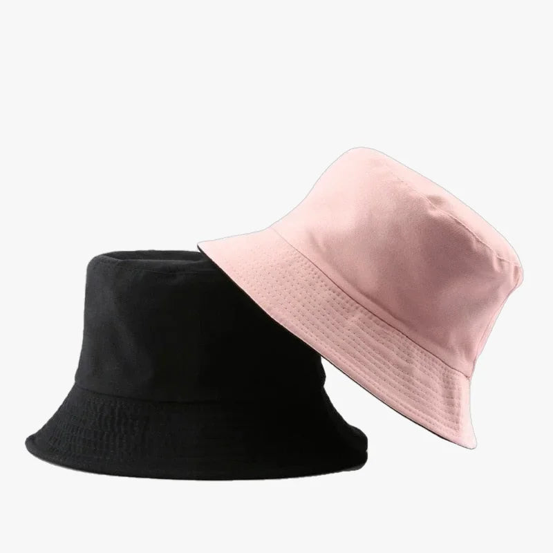 Bob réversible bicolore rose