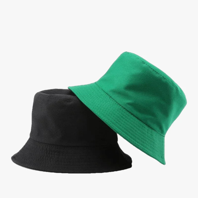 Bob réversible bicolore vert