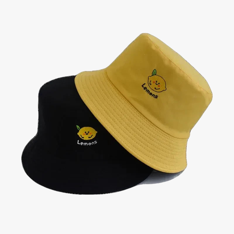 Bob réversible citron jaune