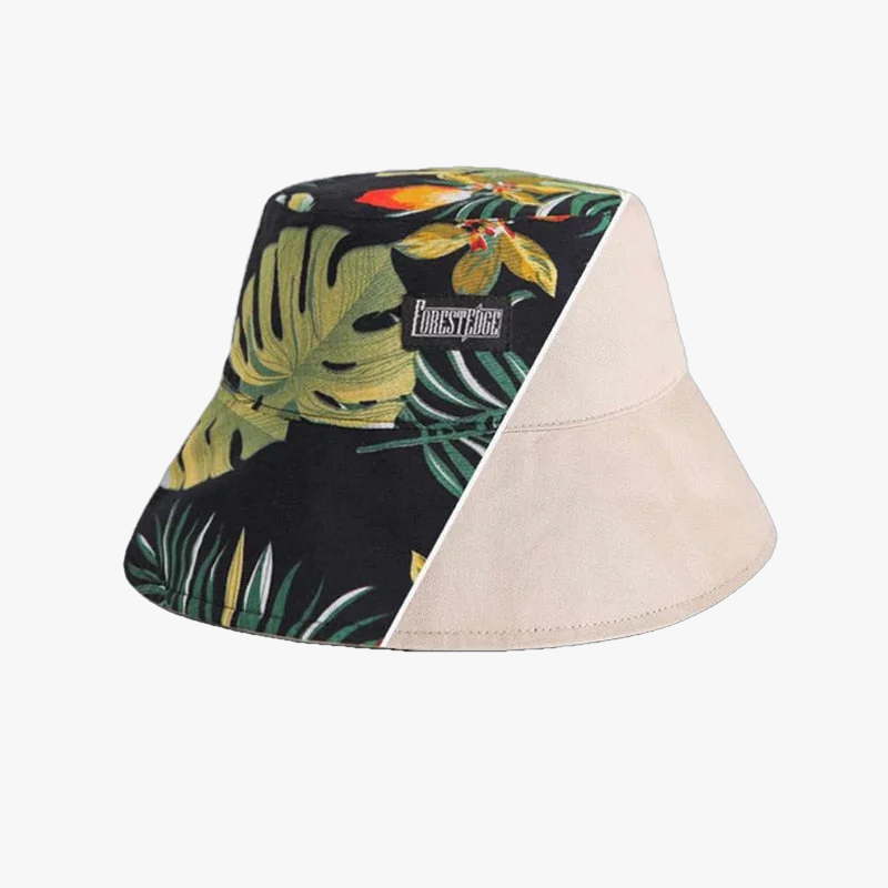 Bob réversible forest edge beige