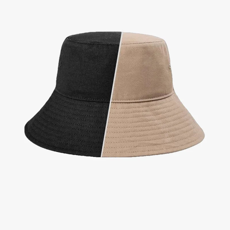 Bob réversible uni beige