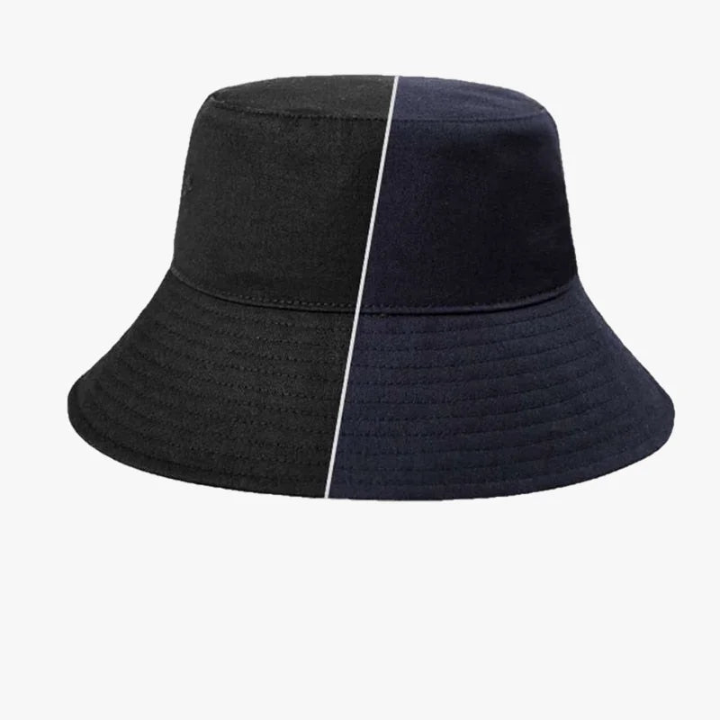 Bob réversible uni bleu