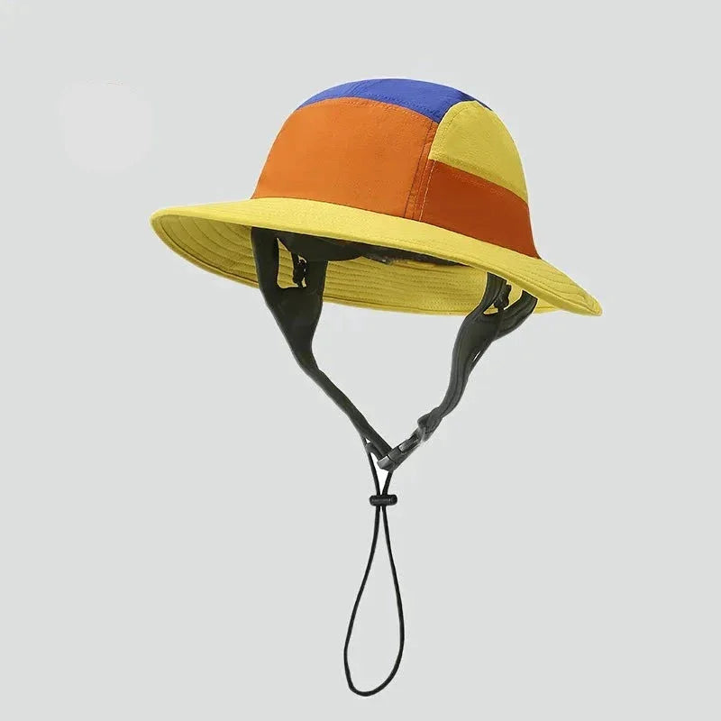 Chapeau bob surf coloré jaune