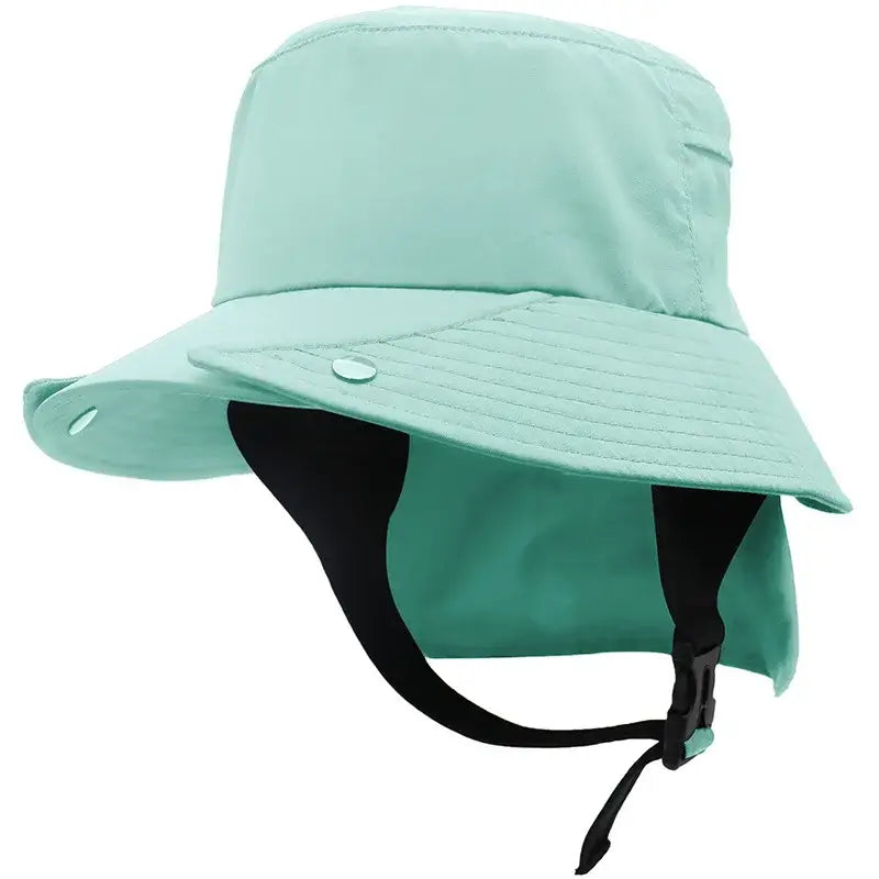 Chapeau bob surf tactique bleu turquoise