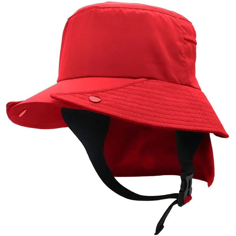 Chapeau bob surf tactique rouge