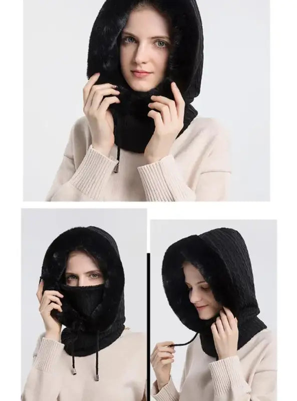Bonnet capuche femme