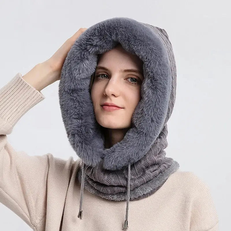 Bonnet capuche femme
