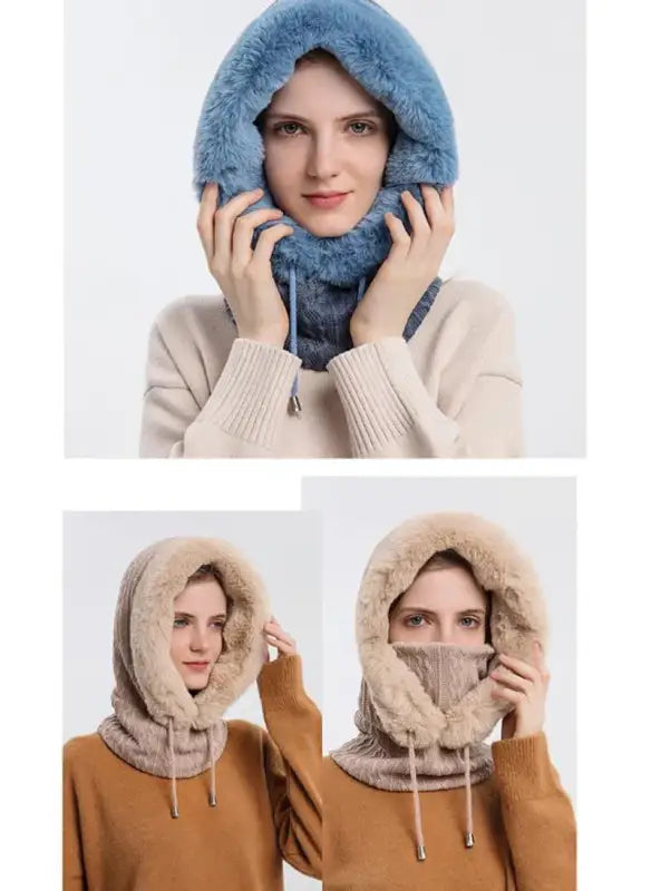 Bonnet capuche femme