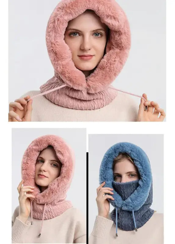 Bonnet capuche femme
