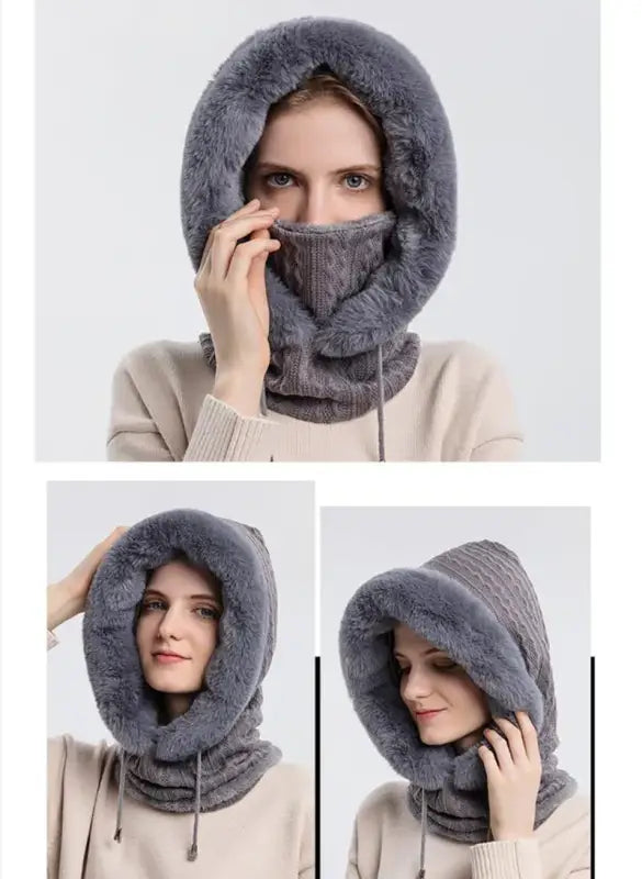 Bonnet capuche femme