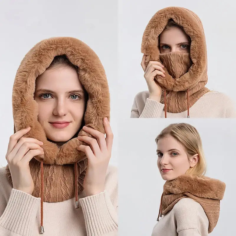 Bonnet capuche femme