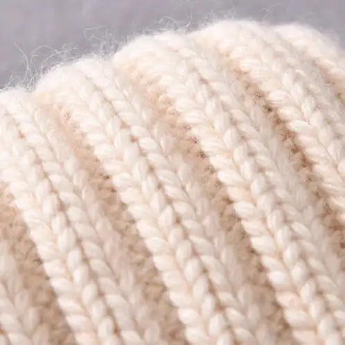 Bonnet en cachemire et intérieur satin