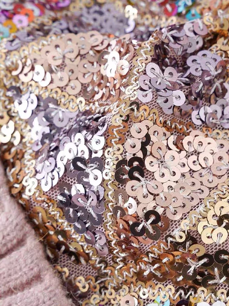 Bonnet femme à sequins