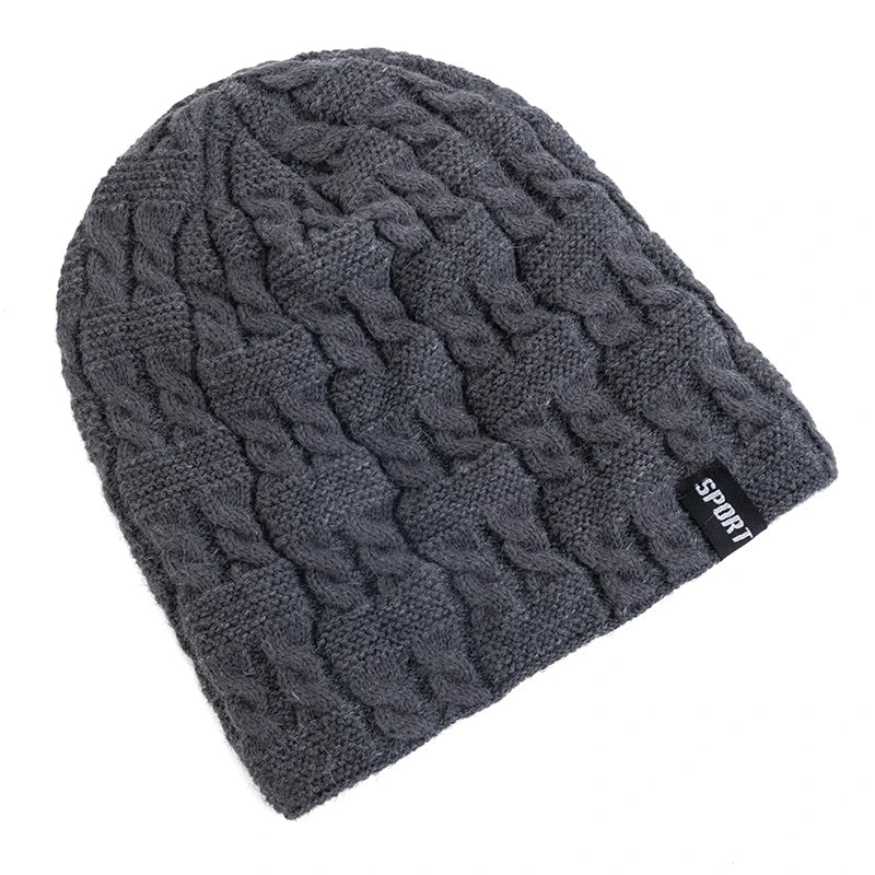 Bonnet homme long tombant