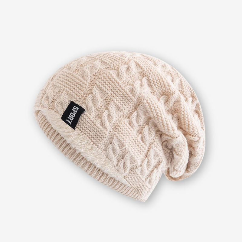 Bonnet homme long tombant