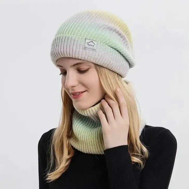 Bonnet long et tour de cou