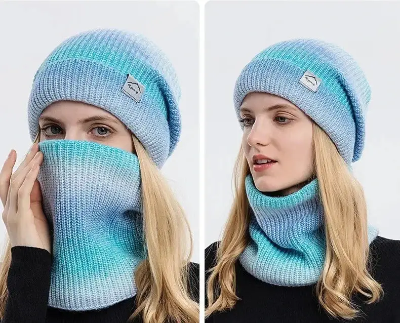 Bonnet long et tour de cou