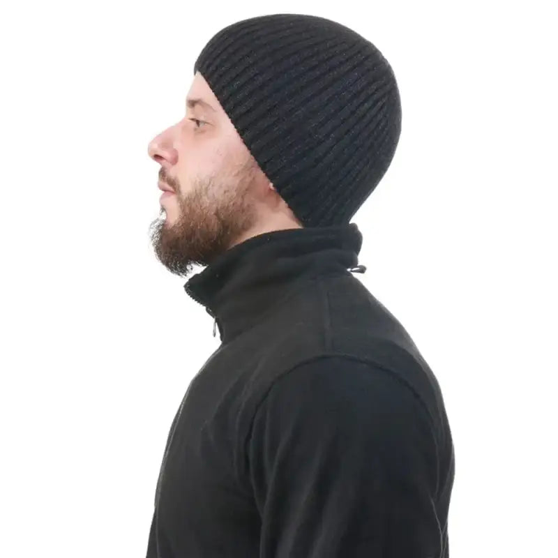 Bonnet noir homme