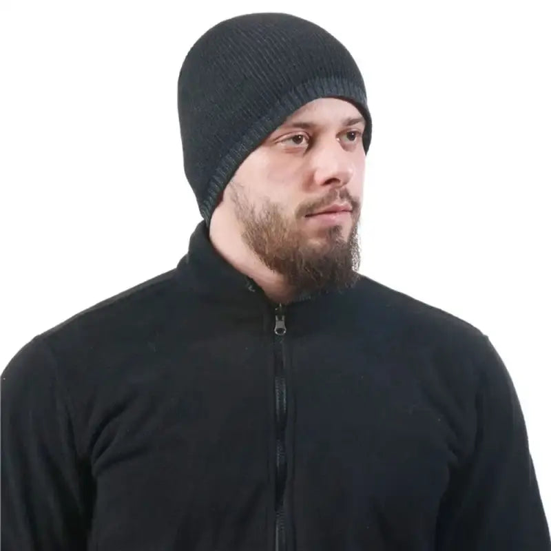 Bonnet noir homme