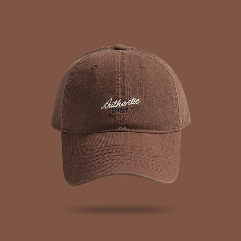 Casquette autenthic marron