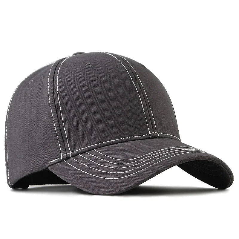 Casquette baseball gris / 56-60cm