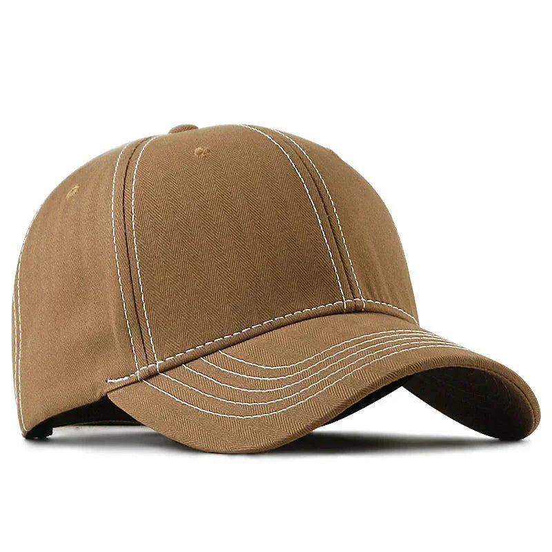 Casquette baseball marron / 56-60cm
