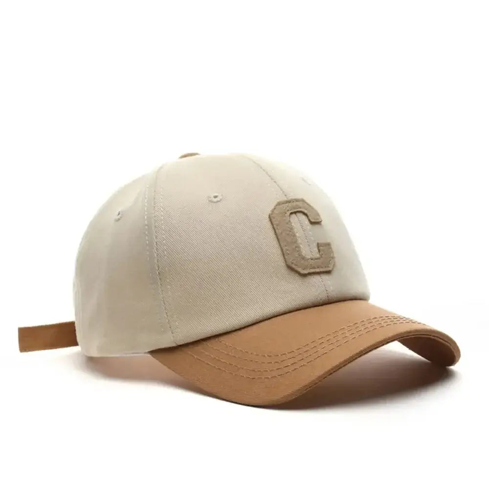 Casquette bicolore c beige