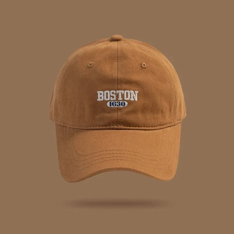 Casquette boston 1630 marron clair