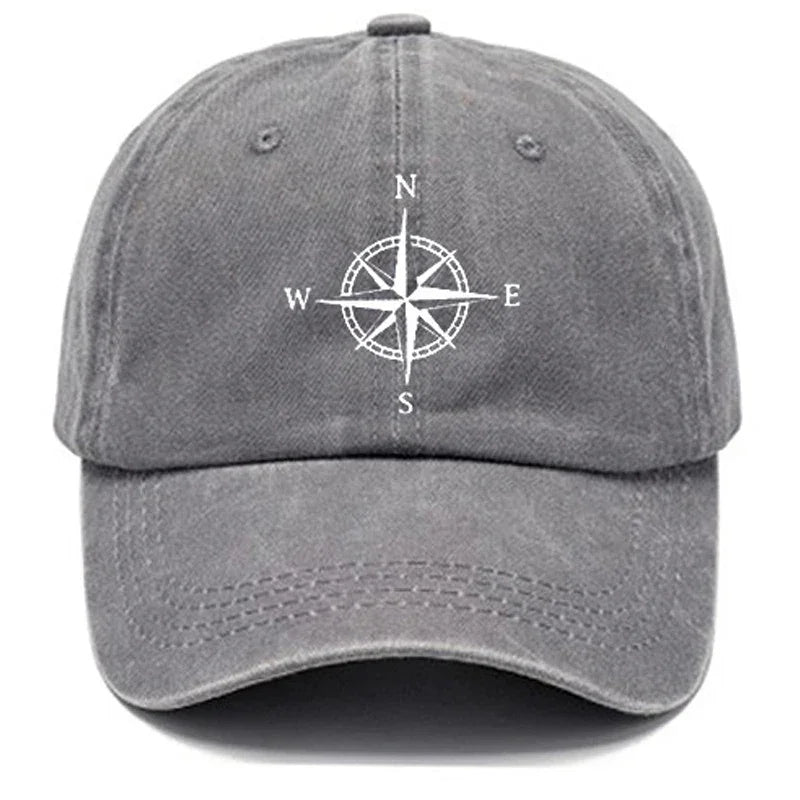 Casquette boussole gris