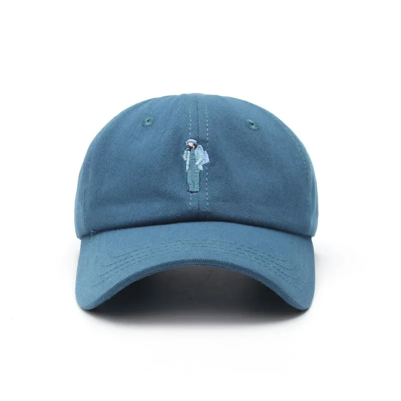 Casquette brodée lola bleu