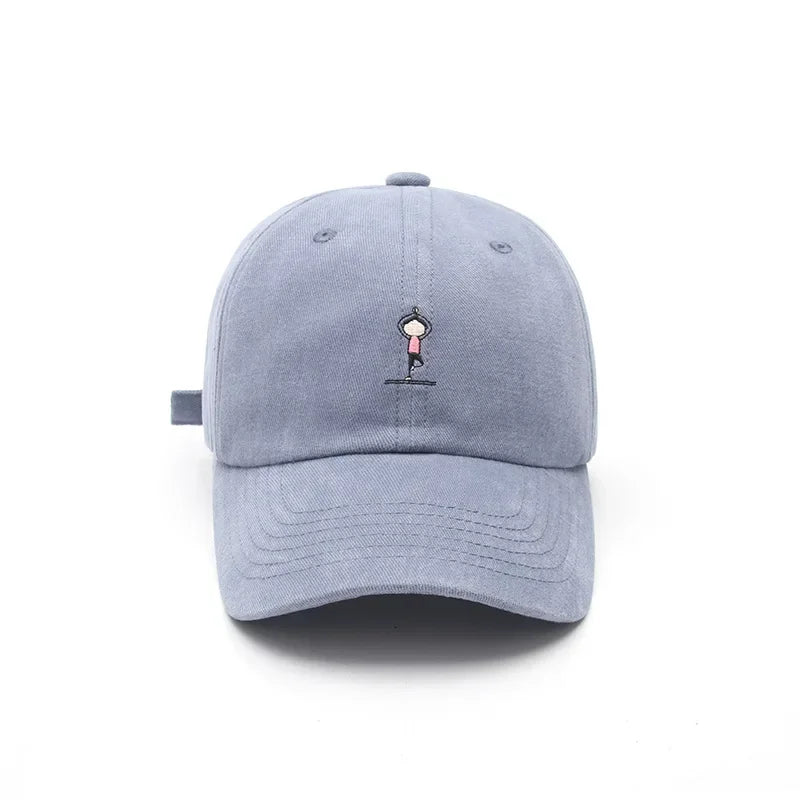 Casquette brodée lola gris