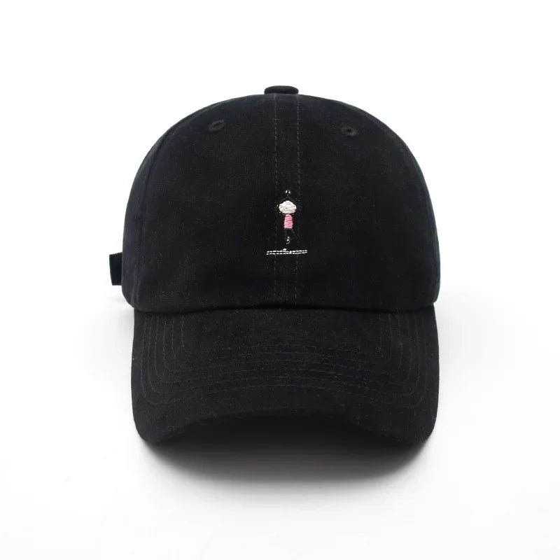 Casquette brodée lola noir