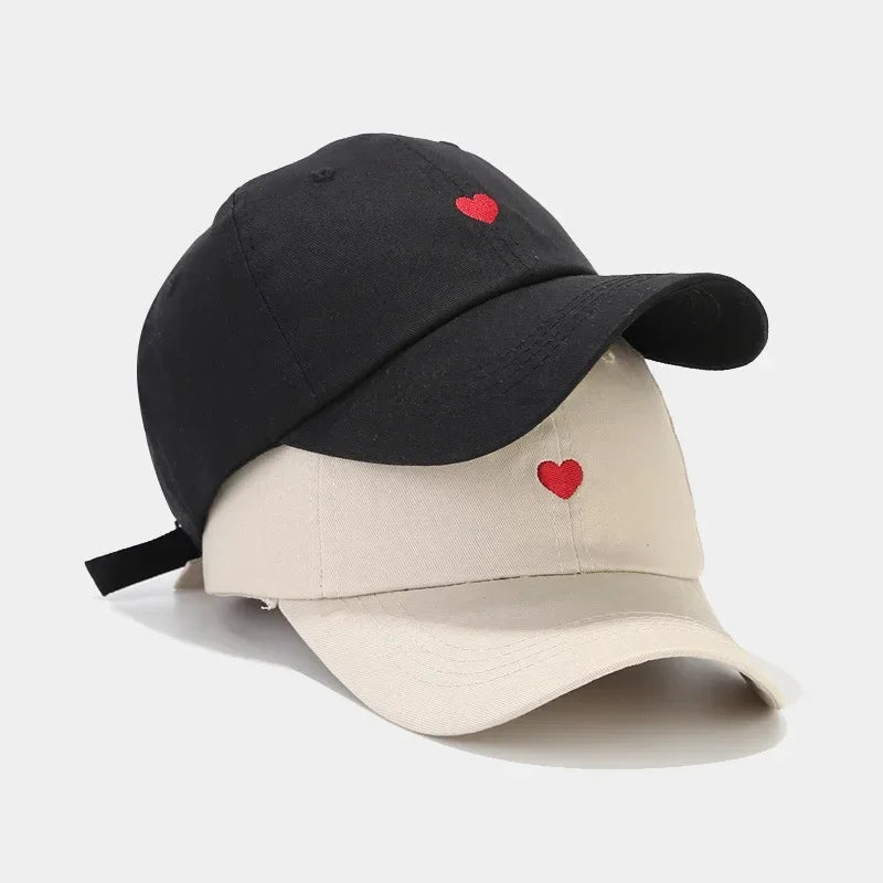 Casquette coeur brodé