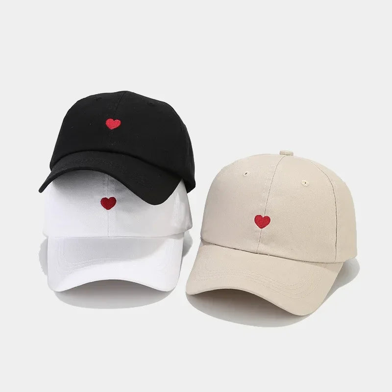 Casquette coeur brodé